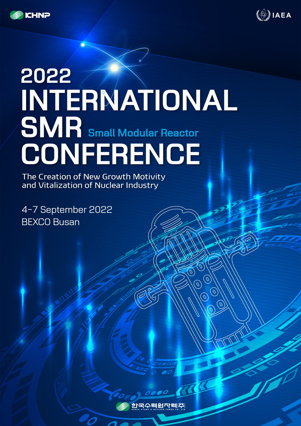 '2022 한국수력원자력 SMR 국제 컨퍼런스' 포스터.