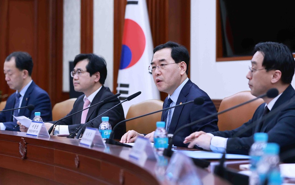 이창양 산업통상자원부 장관이 19일 오전 서울 종로구 정부서울청사에서 열린 ‘중앙-지방 에너지효율 협의회’에서 발언하고 있다.